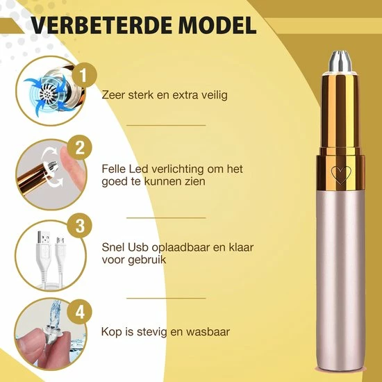 Gluxury Originele Wenkbrauw Trimmer + Borstel Set ? Best Getest En Extra Veilig - Wenkbrauw Epilator ? USB Oplaadbaar ? Precisietrimmer ? Epileerapparaat 8 Gluxury Originele Wenkbrauw Trimmer + Borstel Set ? Best Getest En Extra Veilig - Wenkbrauw Epilator ? USB Oplaadbaar ? Precisietrimmer ? Epileerapparaat - Afbeelding 6