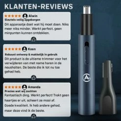 AG Store AG120 Neustrimmer Mannen - Vrouwen - Oplaadbaar - Oortrimmer - Dames - Wenkbrauwtrimmer - Multifunctioneel Professioneel 3 In 1 Trimmer - Neushaartrimmers -Philips winkel 550x550 58