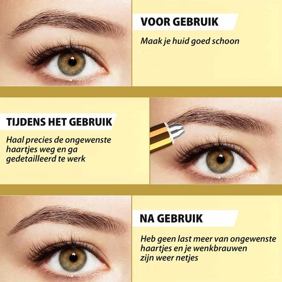 Gluxury Originele Wenkbrauw Trimmer + Borstel Set ? Best Getest En Extra Veilig - Wenkbrauw Epilator ? USB Oplaadbaar ? Precisietrimmer ? Epileerapparaat 9 Gluxury Originele Wenkbrauw Trimmer + Borstel Set ? Best Getest En Extra Veilig - Wenkbrauw Epilator ? USB Oplaadbaar ? Precisietrimmer ? Epileerapparaat - Afbeelding 7