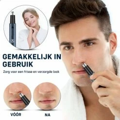 AG Store AG120 Neustrimmer Mannen - Vrouwen - Oplaadbaar - Oortrimmer - Dames - Wenkbrauwtrimmer - Multifunctioneel Professioneel 3 In 1 Trimmer - Neushaartrimmers -Philips winkel 550x550 59