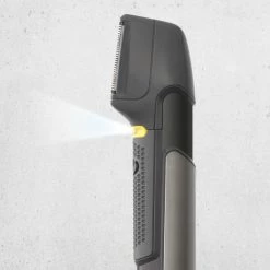 Mediashop Micro Touch Titanium Trim - Tondeuse Met Roestvrijstalen Mesjes - Knippen, Trimmen & Stijlen - Haar-, Gezichts- En Lichaamstrimmer - 5 Opzetstukken - Tondeuse - Aanbevolen Door Dominic Thiem -Philips winkel 550x550 602