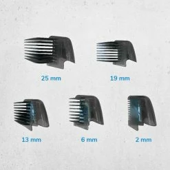 Mediashop Micro Touch Titanium Trim - Tondeuse Met Roestvrijstalen Mesjes - Knippen, Trimmen & Stijlen - Haar-, Gezichts- En Lichaamstrimmer - 5 Opzetstukken - Tondeuse - Aanbevolen Door Dominic Thiem -Philips winkel 550x550 603