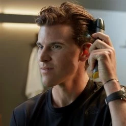 Mediashop Micro Touch Titanium Trim - Tondeuse Met Roestvrijstalen Mesjes - Knippen, Trimmen & Stijlen - Haar-, Gezichts- En Lichaamstrimmer - 5 Opzetstukken - Tondeuse - Aanbevolen Door Dominic Thiem -Philips winkel 550x550 604