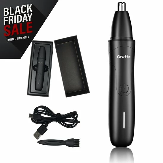 Gruttz - Neustrimmer Mannen Pro - Vrouwen - Oplaadbaar - Oortrimmer - Krachtige Motor - Waterdicht 3 Gruttz - Neustrimmer Mannen Pro - Vrouwen - Oplaadbaar - Oortrimmer - Krachtige Motor - Waterdicht