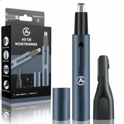 AG Store AG120 Neustrimmer Mannen - Vrouwen - Oplaadbaar - Oortrimmer - Dames - Wenkbrauwtrimmer - Multifunctioneel Professioneel 3 In 1 Trimmer - Neushaartrimmers -Philips winkel 550x550 65