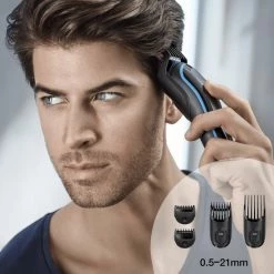 Braun Multigroomingkit MGK3045 Zwart/Blauw ? 7-in-1 Precisietrimmer Voor Baard- En Haarstyling -Philips winkel 550x550 655