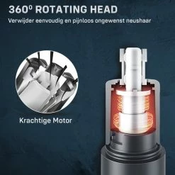 AG Store AG120 Neustrimmer Mannen - Vrouwen - Oplaadbaar - Oortrimmer - Dames - Wenkbrauwtrimmer - Multifunctioneel Professioneel 3 In 1 Trimmer - Neushaartrimmers -Philips winkel 550x550 66