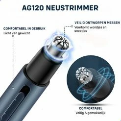 AG Store AG120 Neustrimmer Mannen - Vrouwen - Oplaadbaar - Oortrimmer - Dames - Wenkbrauwtrimmer - Multifunctioneel Professioneel 3 In 1 Trimmer - Neushaartrimmers -Philips winkel 550x550 68