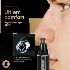 J.E? J.E Neustrimmer Mannen - Oor / Wenkbrauw / Baard En Neushaar Trimmer - Inclusief 4 Opzetstukken - Black Friday 2022 -Philips winkel 550x550 686