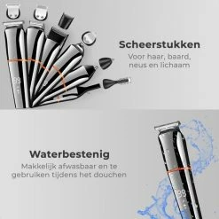 Merkloos Tondeuse Mannen - Baardtrimmer - Trimmer Mannen - Baard Trimmer Mannen - Hoofdhaar En Schaamstreek - 6 In 1 Haartrimmer - Spatwaterdicht -Philips winkel 550x550 707