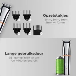 Merkloos Tondeuse Mannen - Baardtrimmer - Trimmer Mannen - Baard Trimmer Mannen - Hoofdhaar En Schaamstreek - 6 In 1 Haartrimmer - Spatwaterdicht -Philips winkel 550x550 709