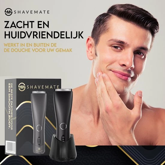 ShaveMate Bodygroomer - Tondeuse Voor Mannen - Hair Clipper Set - Draadloos - Waterproof 8 ShaveMate Bodygroomer - Tondeuse Voor Mannen - Hair Clipper Set - Draadloos - Waterproof - Afbeelding 6