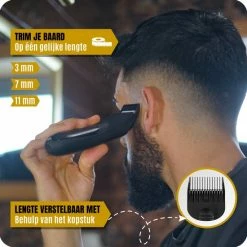 BA?RD Baardtrimmer Voor Mannen ? Waterdicht ? Draadloze Tondeuse - Trimmer Voor Baard & Lichaam ? Scheerapparaat ? Bodygroomer - Haartrimmer ? Baardverzorging ? Barber ? Oplaadbaar - Zwart -Philips winkel 550x550 742