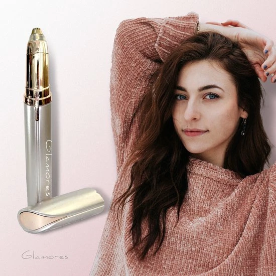 GLAMORES Wenkbrauw Trimmer - Gezichtsepilator Vrouw - Epileerapparaat Dames - Ladyshave - Ladyshave Voor Vrouwen 6 GLAMORES Wenkbrauw Trimmer - Gezichtsepilator Vrouw - Epileerapparaat Dames - Ladyshave - Ladyshave Voor Vrouwen - Afbeelding 4