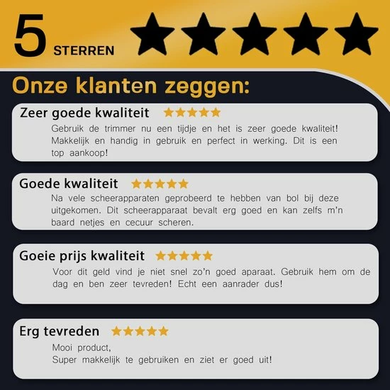 Krexs Zwarte Baardtrimmer - Tondeuse - Trimmer - Scheerapparaat - Haartrimmer - Bodygroomer – Baard 11 Krexs Zwarte Baardtrimmer - Tondeuse - Trimmer - Scheerapparaat - Haartrimmer - Bodygroomer – Baard - Afbeelding 9