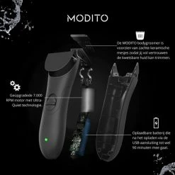 Modito® Trimmer - Bodygroomer Mannen - 100% Waterdicht - Elektrisch Scheerapparaat - Voor Schaamstreek - Oplaadbaar - Manscaping Body Groomer 10 Modito® Trimmer - Bodygroomer Mannen - 100% Waterdicht - Elektrisch Scheerapparaat - Voor Schaamstreek - Oplaadbaar - Manscaping Body Groomer -Philips winkel 550x550 818