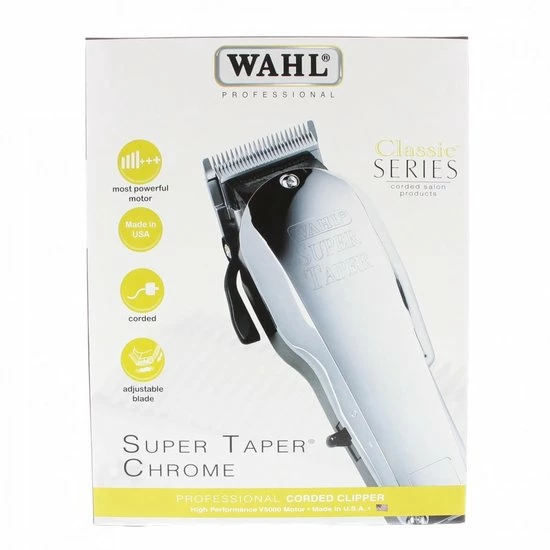 Wahl Super Taper Chroom -Professionele Kappers Tondeuse 5 Wahl Super Taper Chroom -Professionele Kappers Tondeuse - Afbeelding 3