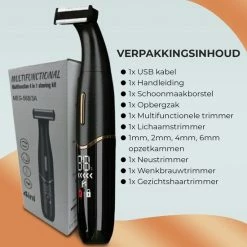 Geus Goods 4-in-1 Draadloze Trimmer ? Trimmerset ? Baardtrimmer ? Neustrimmer ? Wenkbrauw Trimmer ? Bodygroomer Mannen ? Waterdicht ? Cadeau Voor Man ? Black Friday 2022 -Philips winkel 550x550 850