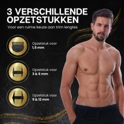 Oyka Bodygroomer Mannen - Body Trimmer - Heren - Voor Schaamhaar - Keramische Messen - IPX6 Waterproof -Philips winkel 550x550 864