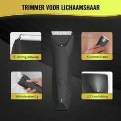 Oyka Bodygroomer Mannen - Body Trimmer - Manscaped - Body Shaver Mannen - Baardtrimmer - Hair Clipper Set -Tondeuse - Lichaam Groomer - Waterbesteding Inclusief Oplaadstation -Philips winkel 550x550 922