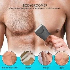 Oyka Bodygroomer Mannen - Body Trimmer - Manscaped - Body Shaver Mannen - Baardtrimmer - Hair Clipper Set -Tondeuse - Lichaam Groomer - Waterbesteding Inclusief Oplaadstation -Philips winkel 550x550 924