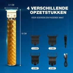 Krexs Gouden Baardtrimmer - Tondeuse - Trimmer - Scheerapparaat - Haartrimmer ? Bodygroomer - Baard -Philips winkel 550x550 934