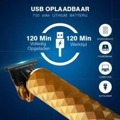 Krexs Gouden Baardtrimmer - Tondeuse - Trimmer - Scheerapparaat - Haartrimmer ? Bodygroomer - Baard -Philips winkel 550x550 935