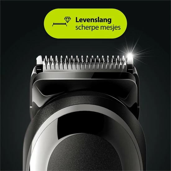 Braun MGK5260 8-in-1 Trimmer, Baardtrimmer Voor Mannen - Gezichts- En Haartrimmer - Zwart/Grijs 6 Braun MGK5260 8-in-1 Trimmer, Baardtrimmer Voor Mannen - Gezichts- En Haartrimmer - Zwart/Grijs - Afbeelding 4