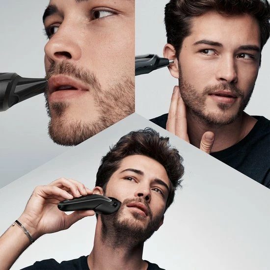 Braun MGK5260 8-in-1 Trimmer, Baardtrimmer Voor Mannen - Gezichts- En Haartrimmer - Zwart/Grijs 10 Braun MGK5260 8-in-1 Trimmer, Baardtrimmer Voor Mannen - Gezichts- En Haartrimmer - Zwart/Grijs - Afbeelding 8