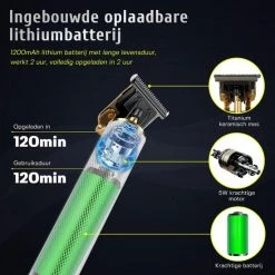 Krexs Zilveren Baardtrimmer - Tondeuse - Trimmer - Scheerapparaat - Mannen - Bodygroomer – Baard - Zilverkleurig -Philips winkel 550x550 991