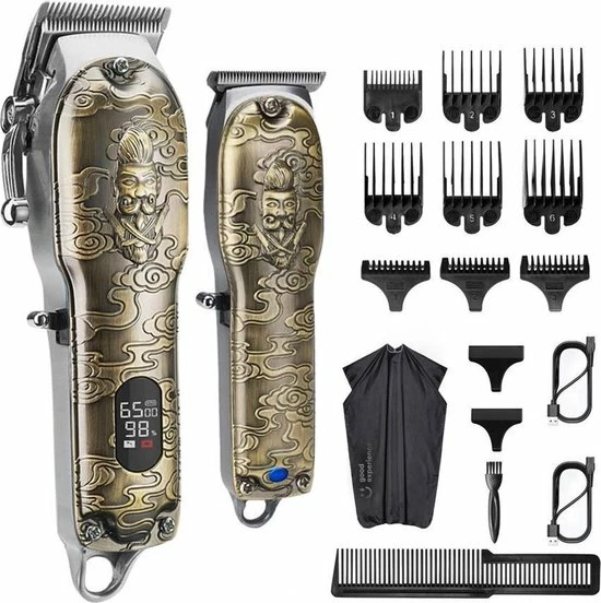 Good Experience Professionele Draadloze Tondeuse Incl. Reistas - Trimmer - Tondeuses - Scheerapparaat Mannen - Hoofdhaar - Haartrimmer - Baard - Trimmerset - Hair Clipper - Tondeuse Cheveux - Hair - Toilettas Heren 4 Good Experience Professionele Draadloze Tondeuse Incl. Reistas - Trimmer - Tondeuses - Scheerapparaat Mannen - Hoofdhaar - Haartrimmer - Baard - Trimmerset - Hair Clipper - Tondeuse Cheveux - Hair - Toilettas Heren - Afbeelding 2