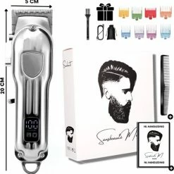 Sansbeauté Professionele Draadloze Tondeuse - Tondeuse Mannen Hoofdhaar - Cheveux Haar - Haartrimmer - Kapper Haar Machine - Haartondeuse - Hair Clipper - Kapper Trimmer - Kappersset - Black Friday 2022 41 Sansbeauté Professionele Draadloze Tondeuse - Tondeuse Mannen Hoofdhaar - Cheveux Haar - Haartrimmer - Kapper Haar Machine - Haartondeuse - Hair Clipper - Kapper Trimmer - Kappersset - Black Friday 2022 -Philips winkel 550x554 1