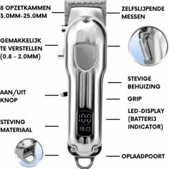Sansbeauté Professionele Draadloze Tondeuse - Tondeuse Mannen Hoofdhaar - Cheveux Haar - Haartrimmer - Kapper Haar Machine - Haartondeuse - Hair Clipper - Kapper Trimmer - Kappersset - Black Friday 2022 29 Sansbeauté Professionele Draadloze Tondeuse - Tondeuse Mannen Hoofdhaar - Cheveux Haar - Haartrimmer - Kapper Haar Machine - Haartondeuse - Hair Clipper - Kapper Trimmer - Kappersset - Black Friday 2022 -Philips winkel 550x554