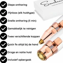 Sansbeauté Wenkbrauw Trimmer - Gezichtsontharing Dames - Gezichtshaar Verwijderen Vrouw - Haarverwijderaar - Flawless Gezichtshaarverwijderaar - Trimmer Vrouw Mannen -Philips winkel 550x554 7