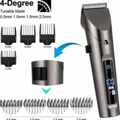HATTEKER RFC-691 2-in-1 Professionele Tondeuse - Baardtrimmer Voor Mannen - Haartrimmer - Neushaartrimmer - Trimmerset - Waterdicht -Philips winkel 550x555 16