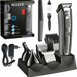 SODY 5-in-1 Elektrische Scheerapparaatbaardtrimmer - Alles-in-??n Multifunctionele Scheerkit - 5 Accessoires Voor Al Uw Scheerbehoeften, Inclusief Precisiebaard- / Haar- / Oortrimmer En Lichaamsscheermes Met Een Baardtrimmer - Haar Tondeuse Mannen -Philips winkel 550x556 19