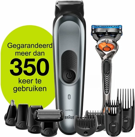 Braun Multigroomer 7221 - 10 In 1 Trimmer - Baardtrimmer Haartrimmer Bodygroomer 9 Braun Multigroomer 7221 - 10 In 1 Trimmer - Baardtrimmer Haartrimmer Bodygroomer - Afbeelding 7