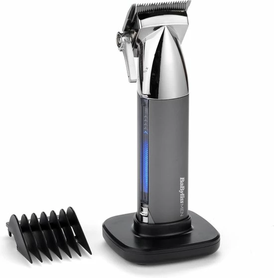 BaBylissMEN BaByliss Super-X Metal Tondeuse E996E - 180 Min Draadloos Gebruik - Incl. USB Oplaadstandaard 5 BaBylissMEN BaByliss Super-X Metal Tondeuse E996E - 180 Min Draadloos Gebruik - Incl. USB Oplaadstandaard - Afbeelding 3