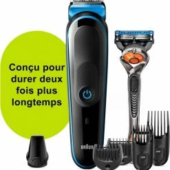 Braun MGK5245 7-in-1 Trimmer Baardtrimmer Voor Mannen - Gezichts- En Haartrimmer - Zwart/Blauw -Philips winkel 550x559 3