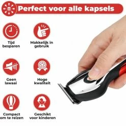BAESS 5-in-1 Tondeuse Voor Mannen - Baard En Lichaam - Bodygroomer - Neus En Oor - Hoofdhaar - Rood -Philips winkel 550x563 14