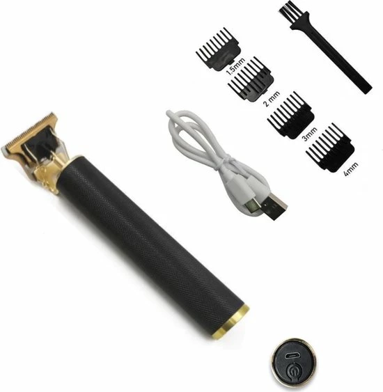 Merkloos Tondeuse Mannen - Trimmer - Draadloos - Inclusief Puntkam - Oplaadbaar - 4x Opzetstuk 4 Merkloos Tondeuse Mannen - Trimmer - Draadloos - Inclusief Puntkam - Oplaadbaar - 4x Opzetstuk - Afbeelding 2