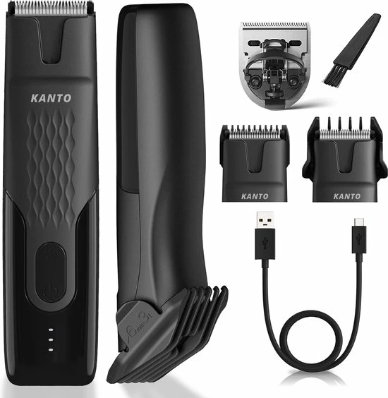 KANTO™ Bodygroomer - Scheerapparaat Mannen - Tondeuse Met LED-verlichting - Scheerapparaat Voor Schaamstreek En Lichaam 3 KANTO™ Bodygroomer - Scheerapparaat Mannen - Tondeuse Met LED-verlichting - Scheerapparaat Voor Schaamstreek En Lichaam