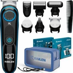 Rimlen? 5 In 1 Baardtrimmer Voor Mannen - Trimmer Voor Baard En Lichaam - Neus En Oor -Bodygroomer - 0.5-10MM
