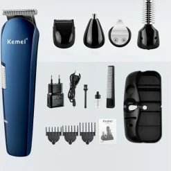 Tondeuse - Bodygroomer - Elektrisch Draadloos 8 In 1 - Neustrimmer - Oortrimmer - Luxe Multifunctionaal Grooming - Full Care - Kemei Km-550 - Oplaadbaar Scheerapparaat 100-240V - Voor Mannen En Vrouwen -Philips winkel 550x565 5