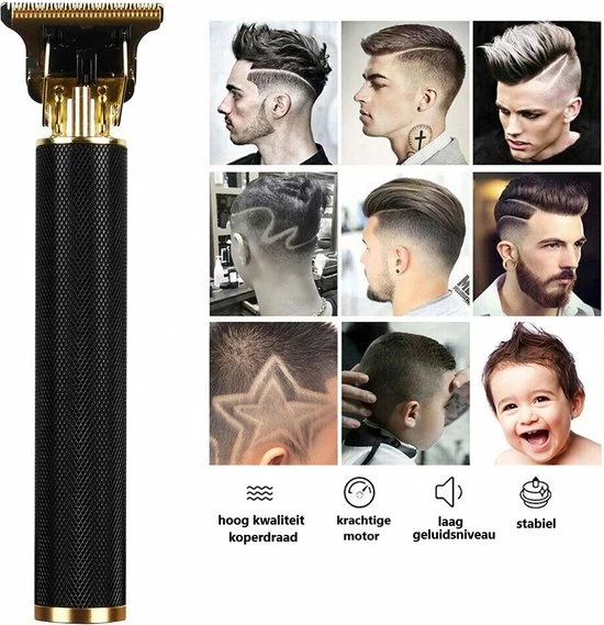 Merkloos Tondeuse Mannen - Trimmer - Draadloos - Inclusief Puntkam - Oplaadbaar - 4x Opzetstuk 5 Merkloos Tondeuse Mannen - Trimmer - Draadloos - Inclusief Puntkam - Oplaadbaar - 4x Opzetstuk - Afbeelding 3