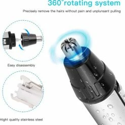 FlinQ Oplaadbare Multi Trimmer - Neus, Oor, Wenkbrauwtrimmer - Oplaadbaar - Baard Trimmer -Philips winkel 550x569 3