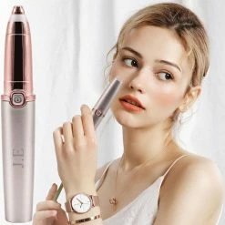 J.E? J.E Wenkbrauw Trimmer - Wenkbrauw Scheermesje ? Wenkbrauw Epilator - Precisietrimmer ? Ros? Goud -Philips winkel 550x573 7