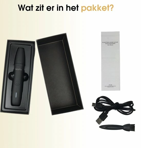Gruttz - Neustrimmer Mannen Pro - Vrouwen - Oplaadbaar - Oortrimmer - Krachtige Motor - Waterdicht 10 Gruttz - Neustrimmer Mannen Pro - Vrouwen - Oplaadbaar - Oortrimmer - Krachtige Motor - Waterdicht - Afbeelding 8