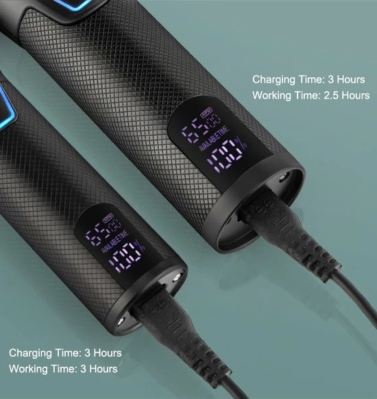 Arash® Professionele Draadloze Baardtrimmer & Tondeuse Voor Mannen- Hoofdhaar - Haartrimmer - Tondeuses - Scheerapparaat Mannen - Inclusief Oplaadblok - Inclusief Kappersset - Incl. Reistas 5 Arash® Professionele Draadloze Baardtrimmer & Tondeuse Voor Mannen- Hoofdhaar - Haartrimmer - Tondeuses - Scheerapparaat Mannen - Inclusief Oplaadblok - Inclusief Kappersset - Incl. Reistas - Afbeelding 3