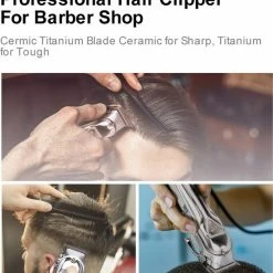 Himaly - Professionele Tondeuse Set - USB Oplaadbare Elektrische Tondeuses - Baard Draadloze Haartrimmer - Tondeuse Mannen - Body Hair Trimmer (voor DIY Thuis Kappers - Zilver) -Philips winkel 550x584 5